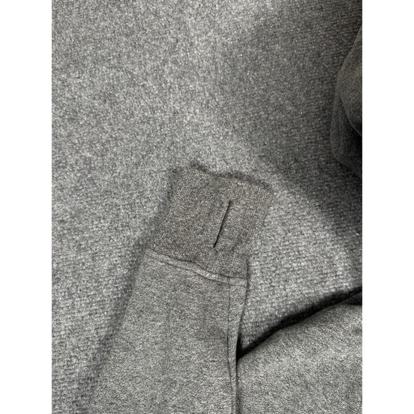 Lululemon Scuba Hoodie Jacket Light Cotton Fleece Full Zip‎ Heathered Black - Picture 13 of 14